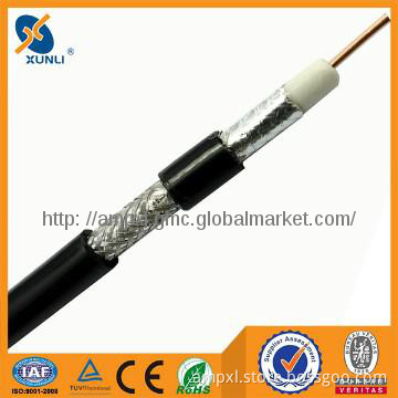 Copper coaxial cable with FTP insulation